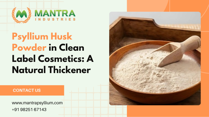 Psyllium Husk Powder in Cosmetics