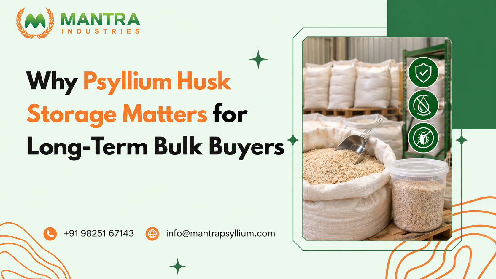 Why Psyllium Husk Storage Matters for Long-Term Bulk Buyers